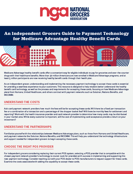 Healthy Benefit Cards Toolkit National Grocers Association